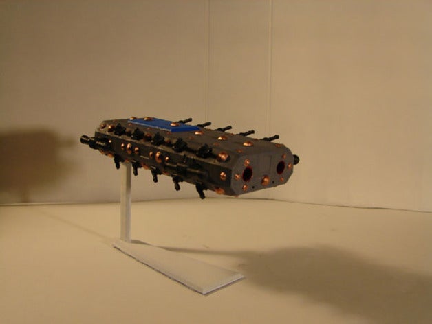 battleship oyuncaklar ve oyunlar uzay gemisi 3D print model - Mito3D