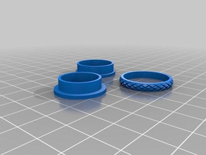 my customized fidget spinner ring 575 rings 3d print model - Mito3D