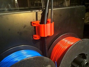 flashforge filament tube holder assembly 3d-Drucker Teile 3d print model - Mito3D