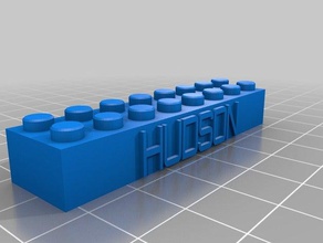hudson lego brinquedos de construção personalizado 3d print model - Mito3D