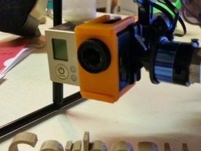 gopro clipe despeje cardan tarô 2d diy a 3d print model - Mito3D