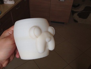 adventure time - jake dog mug kitchen & dining coffee 3d print model - Mito3D