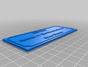luke lightsaber signs & logos customized 3d print model - Mito3D