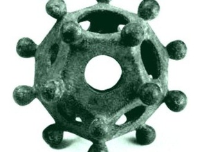 roman dodecahedron Roma sanatı 3d print model - Mito3D