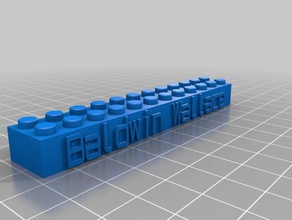 bw lego inşaat oyuncaklar özelleştirilmiş 3d print model - Mito3D