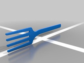 fork hand tools 3d print model - Mito3D
