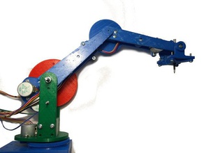 el brazo del robot de la ingeniería 28byj-48 los robots paso a motor 3d print model - Mito3D