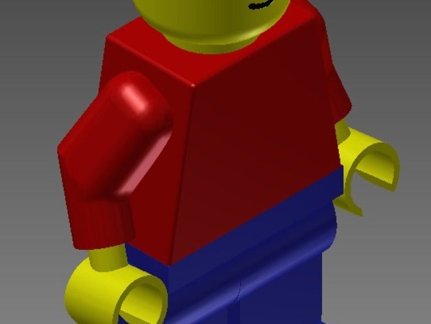 homme de lego grandeur nature jouets & accessoires jeux l'homme 3D print model - Mito3D
