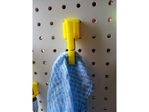 pegboard clothespin clip 3d print model - Mito3D