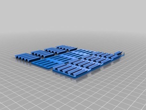 ribbon rack base 3d printing military 3d print model - Mito3D