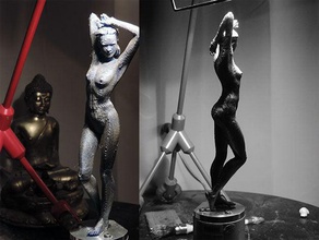 vénus bras sculptures art d'abord nude surréaliste femme 3d print model - Mito3D