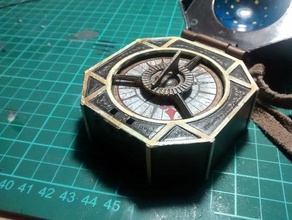upgrade jack sparrow toy compass not complete props jacksparrow pirates caribbean 3d print model - Mito3D