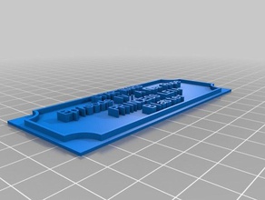meine angepasste leia Zeichen Schilder & logos kundengebundene 3d print model - Mito3D