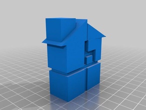 sburb Haus 3d-drucken homestuck 3d print model - Mito3D