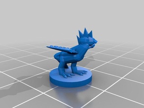 basilisco brinquedos jogos miniaturas monstros mesa 3d print model - Mito3D