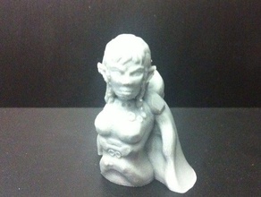 elf mage sokak baskını heykeller sanat karakter continuum fantezi oyunlar oyun kötü oldu minyatür model rpg scifantasy scifi raf heykel masa üstü wayfarer Sihirbazı 3d print model - Mito3D