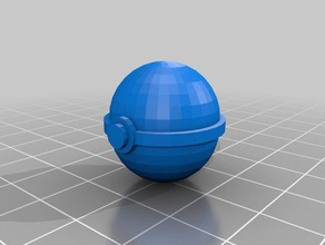 pokeball 3d printing 3d print model - Mito3D