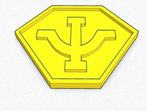 b5 psi corpss emblema moedas emblemas babylon 5 traje sci-fi 3d print model - Mito3D
