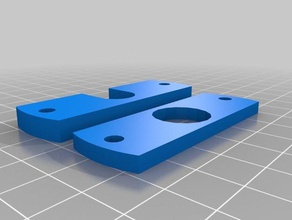 e3d v5 scanalatura di montaggio rostock Stampante 3d parti su misura 3d print model - Mito3D