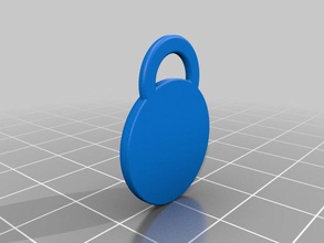 cookie chave de cadeia chaveiros 3d print model - Mito3D