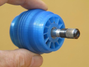 turbina de herramienta rotativa 60000 rpm mano herramientas amoladora del dado dremel spinning la parte arriba turbo 3d print model - Mito3D