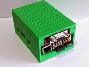 piccolo contenitore di lampone p b+ 2 pi tnc consiglio computer ham radio packet raspberry terminal node controller 3d print model - Mito3D