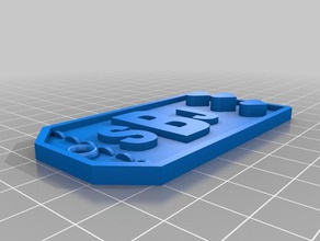 shawn's key ring 3d printing 3d print model - Mito3D