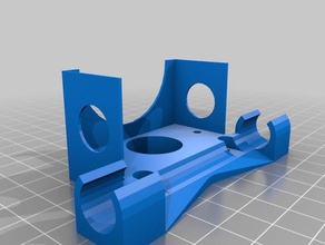 huxley solidified bed mounts 3d printer parts improvement reprappro y carriage 3d print model - Mito3D