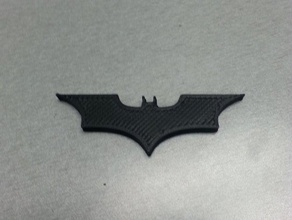 batman logo 3d printing 3d print model - Mito3D