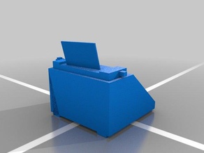 Schreibmaschine Modell-Möbel 3d print model - Mito3D