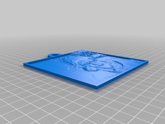 testen lithopane 2d Kunst angepasst 3D print model - Mito3D