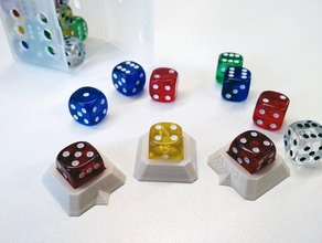 12mm dice holder gaming tabletop warhammer 40k 3d print model - Mito3D