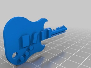 my customized keytar kike art 3d print model - Mito3D