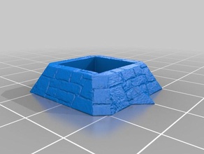 stone dice holder tabletop wargaming 3d print model - Mito3D