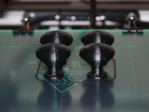 einfach Schublade Knopf - Ersatz Teile Schreibtisch freecad Haushalt ziehen supportless 3d print model - Mito3D