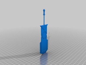 transistor models game red supergiant sword video 3d print model - Mito3D