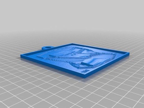 twistedjar lithopane 2d art personalizzato 3d print model - Mito3D