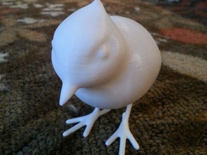 bird putting things sculptures animal art chirp cute figure life nature put word tweet 3d print model - Mito3D