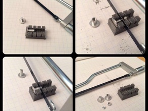 la plantilla de recorte unión post tornillos chicago herramientas mano corte jig 3d print model - Mito3D