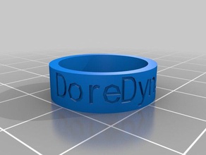 dore dynamics ring no2 rings customized 3d print model - Mito3D