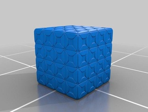 cubo di muro Stampa 3d prove dettaglio dettagliate test 3d print model - Mito3D