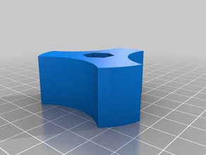 my customized parametric hex nut knob 3d printer accessories 3d print model - Mito3D