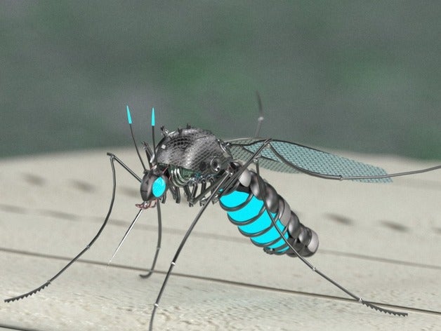 mosquito killer robot created partsolutions model robots 3d modeling 3D print model - Mito3D