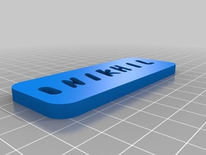 nikhil new organization customized 3d print model - Mito3D