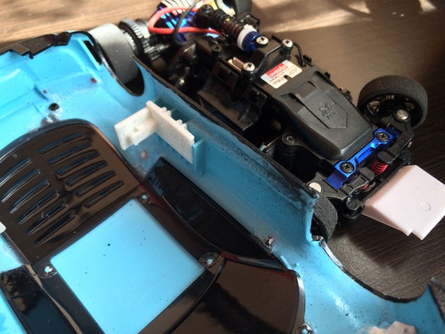 body clips audi r8 lms mini-z mr-02 mr-03 r c vehicles kyosho 3D print model - Mito3D