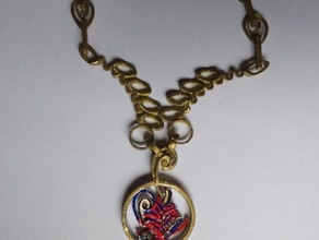 necklace 2d art 3d print model - Mito3D