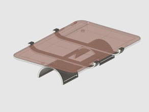 ipad bilek monte edin aksesuarlar velcro 3d print model - Mito3D