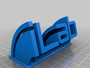 curver lila bureau de personnalisé 3d print model - Mito3D