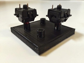 sharp lcd key cap gadgets adafruit custom keycap memory 3d print model - Mito3D