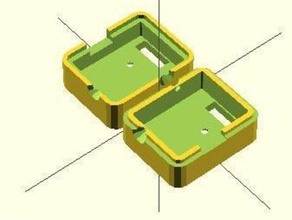 anpassbare Verpackung elektronischer Geräte - Elektronik tool nützlich 3d box container Halter mount Maus-Ohren openscad parametric tyndall 3d print model - Mito3D